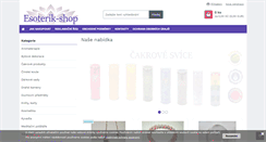 Desktop Screenshot of esoterik-shop.cz